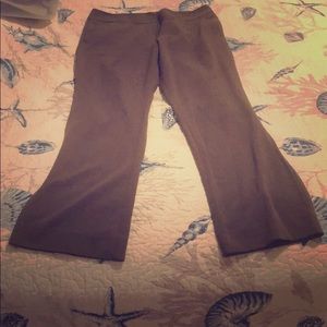 Dark brown khaki work pants